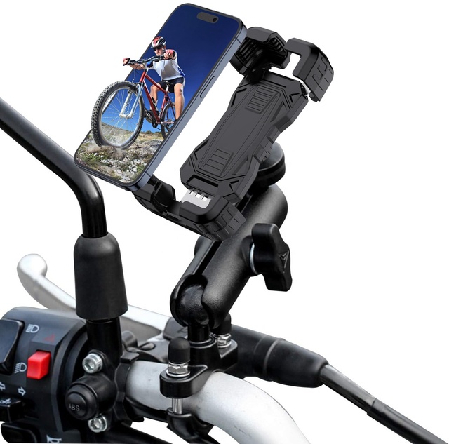 Anti-shocking  Universal Metal Motorcycle Phone Holder Mount