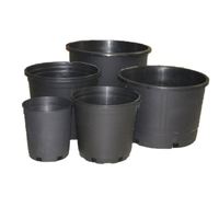 Pots de pépinière en plastique noir Durable, 1/2/3/5/6/7/10/15 Gallon, offre spéciale