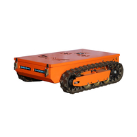 Usage domestique Mini essence télécommande batterie électrique Robot tondeuse à gazon tracteur Mini automatique tondeuse à gazon sur chenilles