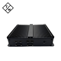 Mini PC J6412 RS232 RS485 RJ45 DDR4 SSD Nuevo Sin Ventilador Industrial Todo en Uno Windows 11 Quad-Core