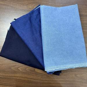 قماش دنيم أزرق من ليزهي فوشان، 100% قطن منسوج، مضاد للكهرباء الساكنة، ثقيل الوزن، للملابس العصرية، 12 أونصة، الحد الأدنى للطلب 3000 متر - Product Image 3