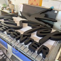 Enseigne lumineuse LED personnalisée en métal avec logo 3D pour salon de coiffure et studio de danse