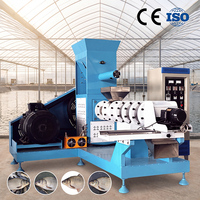 Machine à granulés d'aliments électriques TRQT 2 tonnes/h en acier au carbone, haute productivité, production industrielle de croquettes pour chiens, 380V