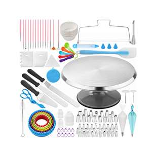 1pc <b>Silicone</b> Cake Decorating Nozzles & Moulds Kit-Eco-Friendly Reusable <b>Baking</b> Tools - Product Image 1