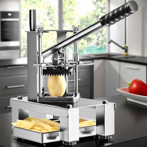 <span class=keywords><strong>Cortador</strong></span> <span class=keywords><strong>de</strong></span> patatas Manual <span class=keywords><strong>de</strong></span> acero inoxidable sin esfuerzo duradero, <span class=keywords><strong>cortador</strong></span> <span class=keywords><strong>de</strong></span> patatas fritas caseras, cuchillas ajustables, cocina, Frutas/Verduras - Product Image 6