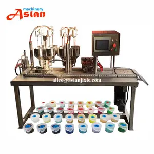 Multi-color Paint Pot Strip Acrylic Paint by Number 6ml liquid filling sealing machine with marking function