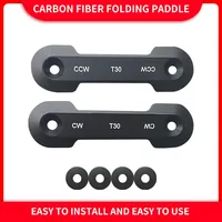 Lot de 12 hélices pliables T30 R3820 en fibre de carbone compatibles avec les drones agricoles pour la fertilisation des plantes - Accessoires UAV