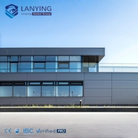 Edificio de Oficinas con Estructura de Acero Sostenible Personalizado, Complejo Comercial Moderno con Paneles PIR
