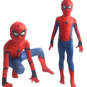 Spiderman Costume Spider Man Suit Spider-man Costumes Children Kids Spider-Man Cosplay Clothing Halloween Costume