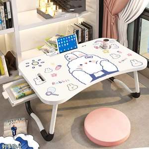 사용자 정의 로고 크기 친환경 소파 베드 화이트 접이식 노트북 책상 침대 트레이 - Product Image 4