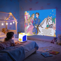 Projecteur locomotive haute définition pour enfants, machine de projection d'histoires avec 4 disques d'histoires pour l'éducation des enfants