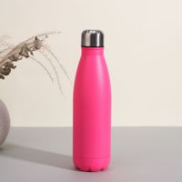 Vente en gros de gobelets isothermes à double paroi en acier inoxydable 304 avec revêtement en poudre de 500 ml, pour garder au chaud, pour l'extérieur, la voiture, le sport, l'eau