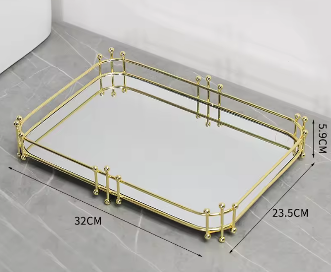 สี่เหลี่ยมผืนผ้าทอง 32ซม