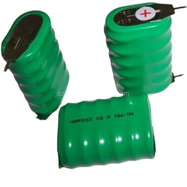 Rechargeable Ni-MH 6V 200mAh Button Cell Battery for Remote Control Toys