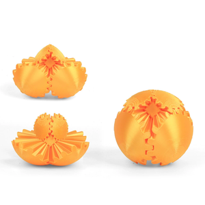 Gear tròn 3D in bánh bóng quay Cube thần tài đồ chơi giảm căng thẳng lo lắng bánh cầu Bàn đồ chơi - Product Image 2