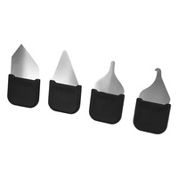 Herramienta de Desmontaje de Doble Cara de Metal JUBOSHI D3J04 para Pantallas Delgadas de Teléfonos Móviles Android, Alta Dureza, Alta Resistencia