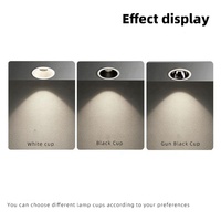 Plafonnier LED encastré haute performance avec cadre 10w et sans spot décoratif, tube lumineux pré-encastré