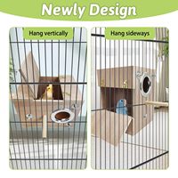 Boîte de nidification en bois pour perroquets, nichoir de reproduction, cage de reproduction pour perruches, accessoires pour animaux de compagnie, vente en gros