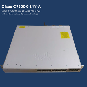 Commutateurs Cisco Catalyst C9300X-24Y-A neufs en stock, 24 ports, 4 uplinks Gigabit SFP, scellés, fonction SNMP, C9300X-24Y-A - Product Image 2