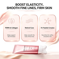 Crème raffermissante pour le cou Gua Sha, PDRN, collagène, rétinol, réduit les rides du cou, resserre la peau relâchée, anti-âge, lotion pour le cou, vente en gros