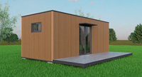 Kit de chambre mobile préfabriquée de haute qualité JHCE pour le tourisme familial, hôtel modulaire portable type bungalow, petite maison conteneur