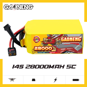 แบตเตอรี่ลิเธียมไอออนแบบกึ่งแข็ง GAONENG GNB 14S 51.8V 28000mAh 28AH 5C 10C QS8 สำหรับโดรน FPV ขนาดใหญ่ - Product Image 2