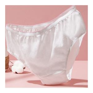 Venta al por mayor de bragas desechables de algodón transpirable cómoda ropa interior desechable para mujeres Spa - Product Image 4