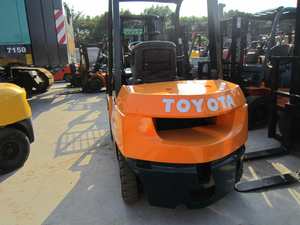 Usado Japón <span class=keywords><strong>Toyota</strong></span> 2.5Ton 3M 4 ruedas Carretilla elevadora camiones con motor diésel Hecho en Japón FD25 <span class=keywords><strong>Toyota</strong></span> Carretillas elevadoras para la venta 2,5 T Máquina - Product Image 6