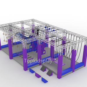 Trẻ Em Người Lớn Thương Mại Ninja CHIẾN BINH Khóa Học <span class=keywords><strong>Trampoline</strong></span> Công Viên Bước Không Khí Và Vòng - Product Image 4