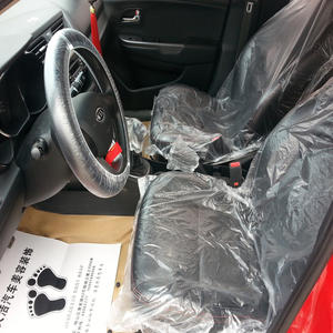 Su geçirmez tek kullanımlık HDPE şeffaf plastik araba klozet kapağı evrensel araba servisi için - Product Image 5