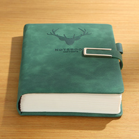 Cahier de notes avec logo personnalisé taille A6 bonne sensation en matériau PU avec boucle en métal Cahier A5 vente en gros
