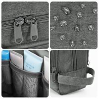 Trousse de Toilette de Voyage en Gros avec Compartiments Séparés pour Articles Secs, Humides et Brosse à Dents – Organisateur d'Accessoires de Toilette