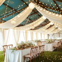 Voilages de plafond blancs pour mariage 5,2 pi x 32,5 pi, tissu de drapage pour arche de mariage, rideaux transparents en mousseline, drapé en mousseline