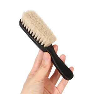 IStapromo Gifts Peigne de coiffure à logo personnalisé, Brosse à barbe à poils doux, Brosse de nettoyage pour le cou pour l'entretien masculin - Product Image 2