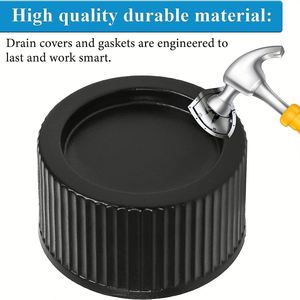 SX180HG Drain Cap With <b>Rubber</b> Gasket Replacement Fit Hayward 2005 Pro Pool Sand Filter S140T-S270T - Product Image 4