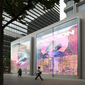 Écran en film cristal flexible ultra-mince P6 P6.5P8 adhésif transparent créatif personnalisé film écran led film d'affichage - Product Image 3