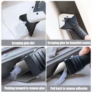Wholesale 3in1 Silicone Scraper Sealant Smooth <b>Remover</b> <b>Tool</b> Set <b>Caulking</b> Finisher Grout Kit Decoration Seam <b>Tools</b> - Product Image 2