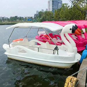 Bote a pedales de cisne gigante para 7 personas hecho de material Eco PE para uso en Lake <span class=keywords><strong>Park</strong></span> o Hotel - Product Image 3