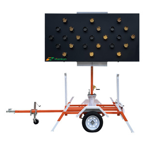 Señal de Tráfico con Flecha Solar, Altura Ajustable y Pantalla LED para Advertencia en Obras Viales - Product Image 5