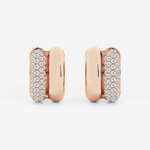 Pendientes de doble aro con diamantes cultivados en laboratorio, 1 quilate, de alto brillo, para mujer, elegantes, brillantes, joyería fina, minimalista, de lujo - Product Image 2