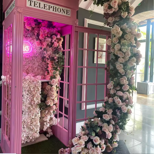 Pink Telephone Booth Factory Wedding Decor London Telephone Booths Antique London Telephone Booth