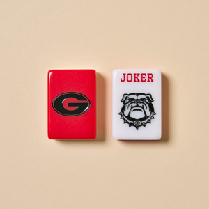 Mahjong américain en plastique avec pieds pliables, pour fêtes, logo personnalisé, prévente, usine, orange - Product Image 1