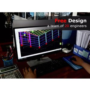 <span class=keywords><strong>Magazzino</strong></span> Prefabbricato <span class=keywords><strong>in</strong></span> Acciaio di Alta Qualità per Noleggio con Servizi di Saldatura, Taglio e Piegatura - Product Image 6