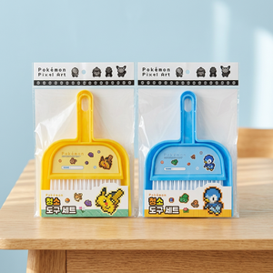 Kit de Nettoyage de Bureau Mini Pixel Art Pokémon pour Enfants – Gomme, Brosse à Poussière, Balayette – Anime, Dessin Animé, Rétro 8-bit, Modèle KR - Product Image 2
