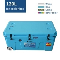TOLEE Réfrigérateur Glacière Extérieure Direct Usine 120L pour Camping Randonnée Stockage Alimentaire Isotherme BBQ