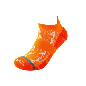Caviglia da trekking supporto compressione <span class=keywords><strong>calze</strong></span> traspirante spesse cuscino No Show calzini per donna uomo - Product Image 2