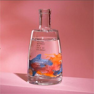 Super Flint Botella de vidrio plano al por mayor 330ml 500ml 750ml 1000ml Vodka vacío Whisky <span class=keywords><strong>Gin</strong></span> Tequila Brandy Ron con sellado de corcho - Product Image 4