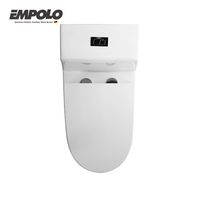 Pour Empolo moderne Sanitrios Siphonic sans monture en céramique salle de bain ensemble 300/400mm WC siège à dégagement souple double chasse une pièce toilette