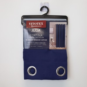 Rideaux occultants à œillets pour chambre et salon, isolants thermiques et assombrissants - Product Image 2