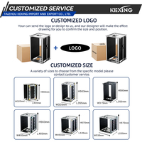 KEXING ESD - Estante de Almacenamiento Ajustable para PCB, 400x320x563mm, 10^4-10^6 Ohm, PP Conductivo, Certificado RoHS, 50 Unidades, Personalizable